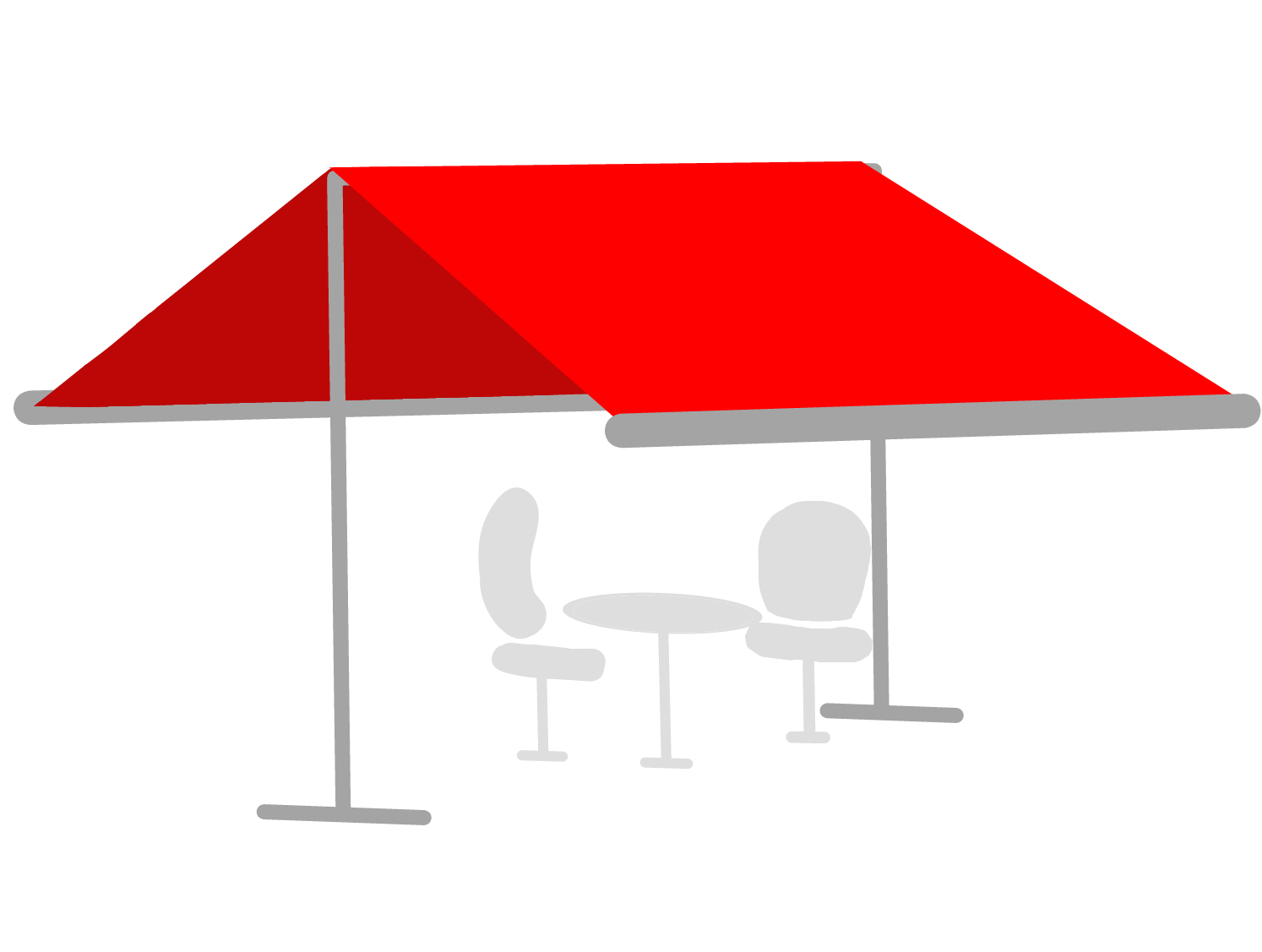 Double side awning Uzbekistan, shading Uzbekistan, Sun protection Uzbekistan